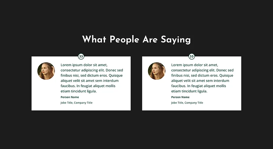 Fresh & Crisp theme quote section screenshot